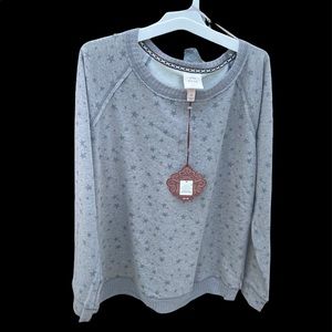Women's Star Sweatshirt - Knox Rose Gray M